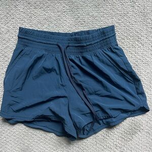 Abercrombie & Fitch YPB Active Shorts Lined Blue Periwinkle S Pockets